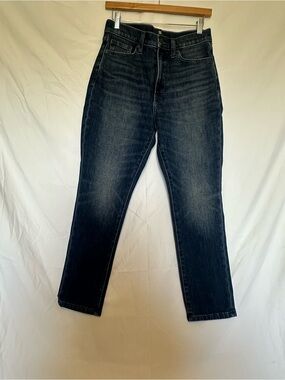 Banana Republic Men's Dark Indigo Slim Straight Jeans